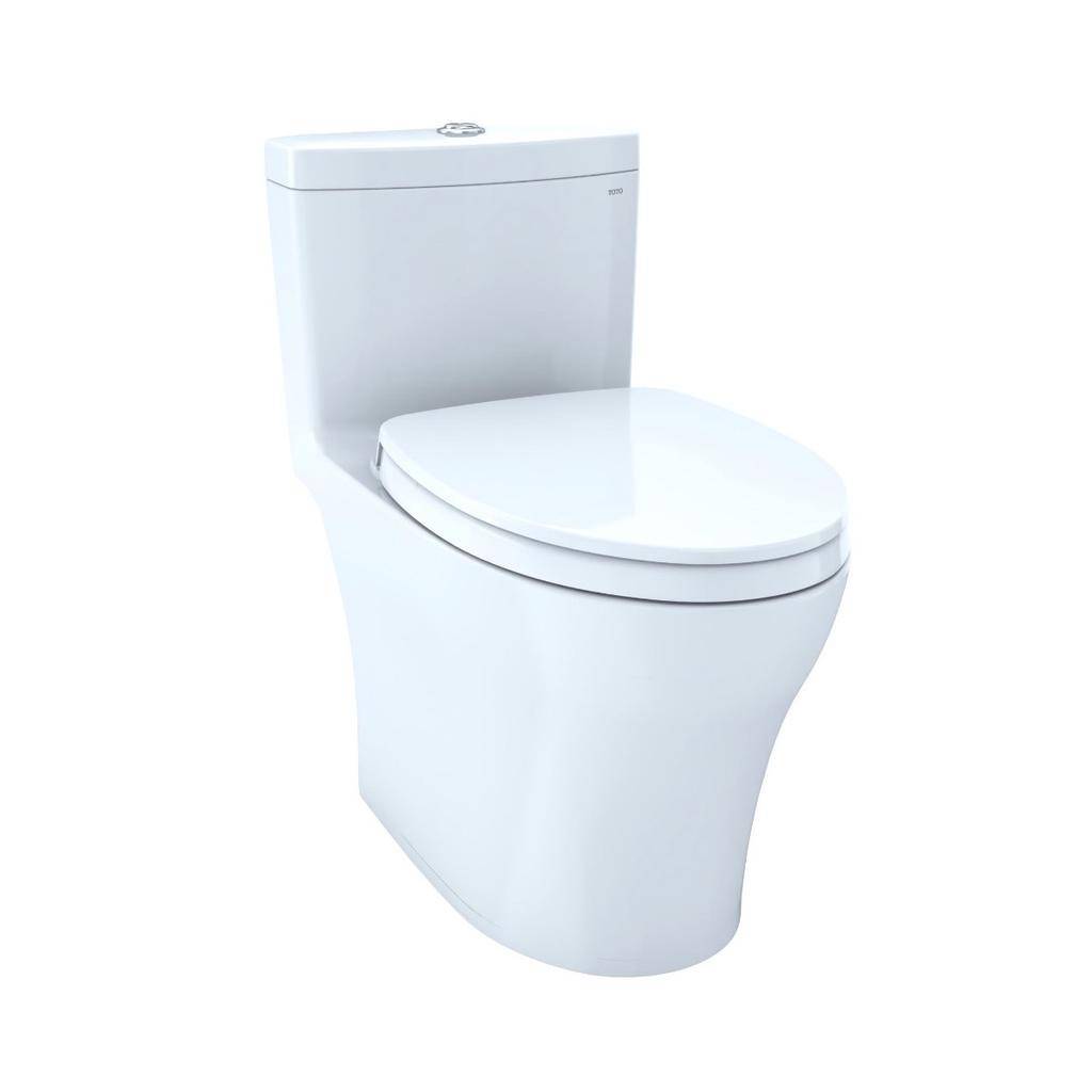 TOTO MS646124CEMFG Aquia IV One Piece Elongated Toilet Cotton 1