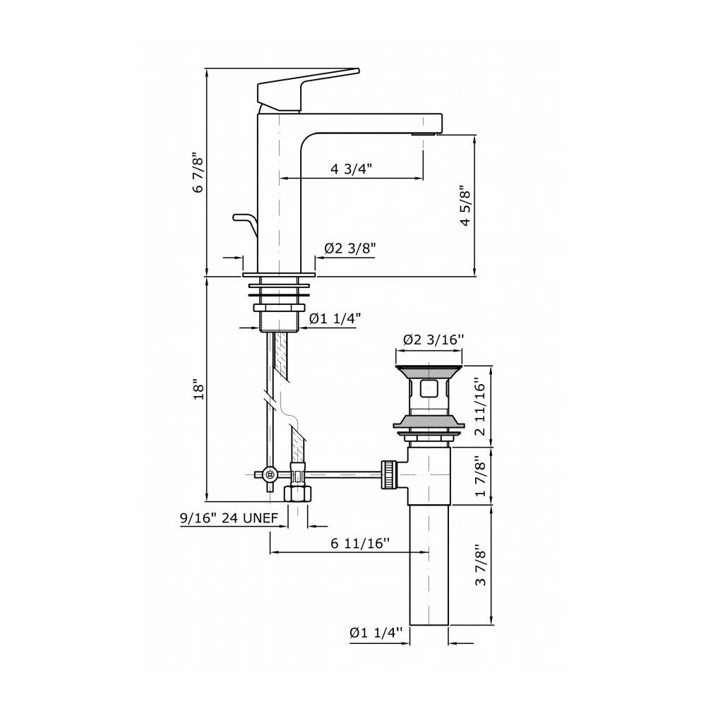 Zucchetti ZIN690.195E Jingle Single Lever Basin Mixer Embossed Matt Black 2