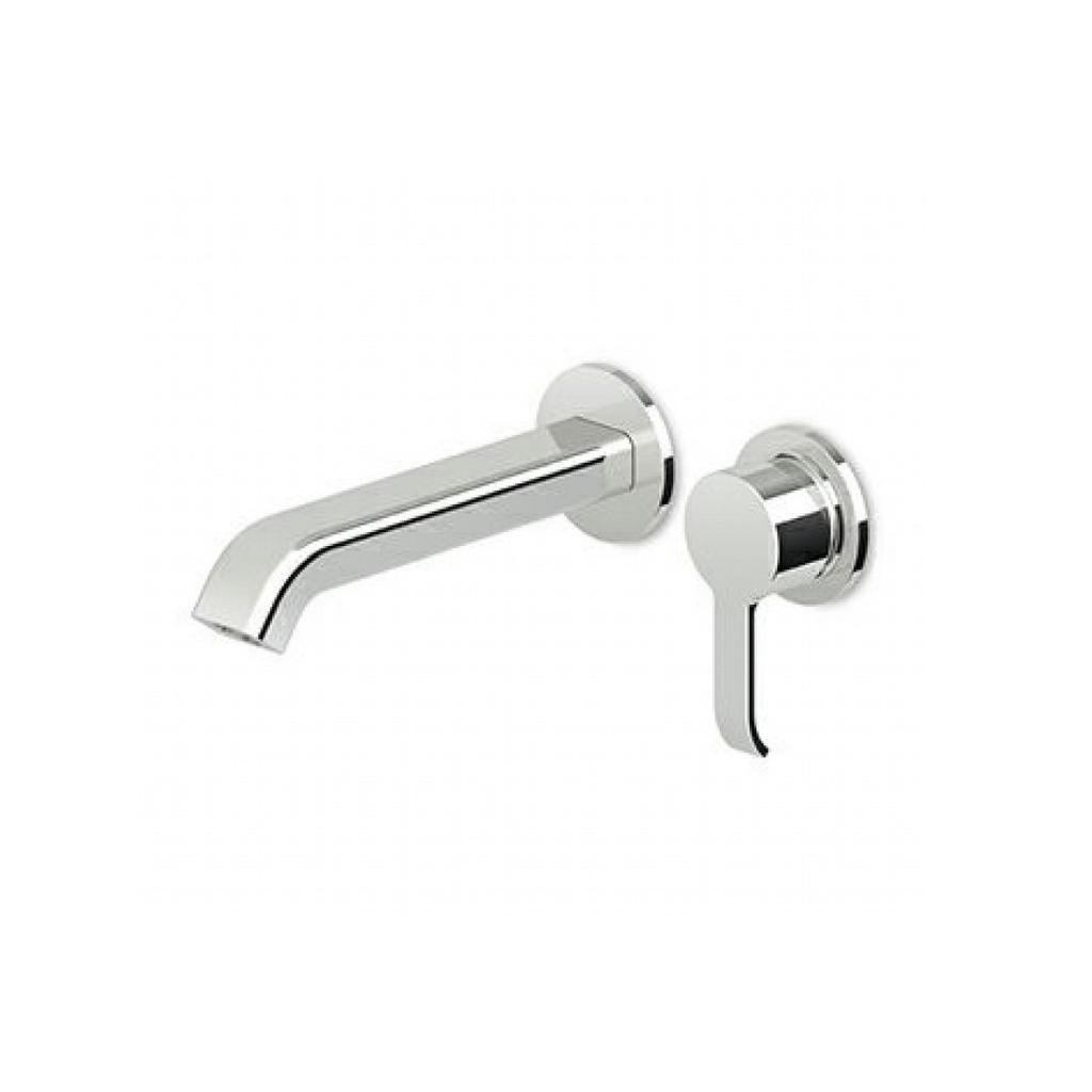 Zucchetti ZON636.190E On Two Hole Built-In Single Lever Basin Mixer Chrome 1