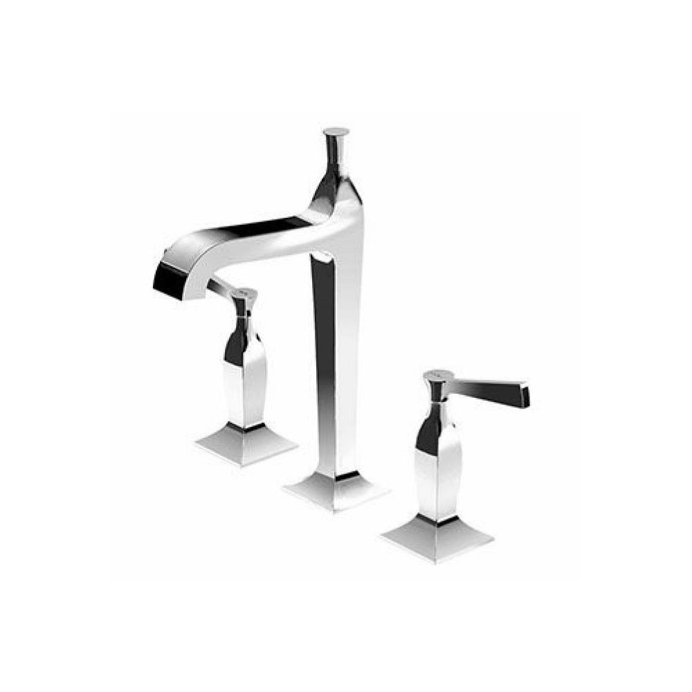 Zucchetti ZB2426.195E Bellagio Three Hole Basin Mixer High Spout Chrome 1