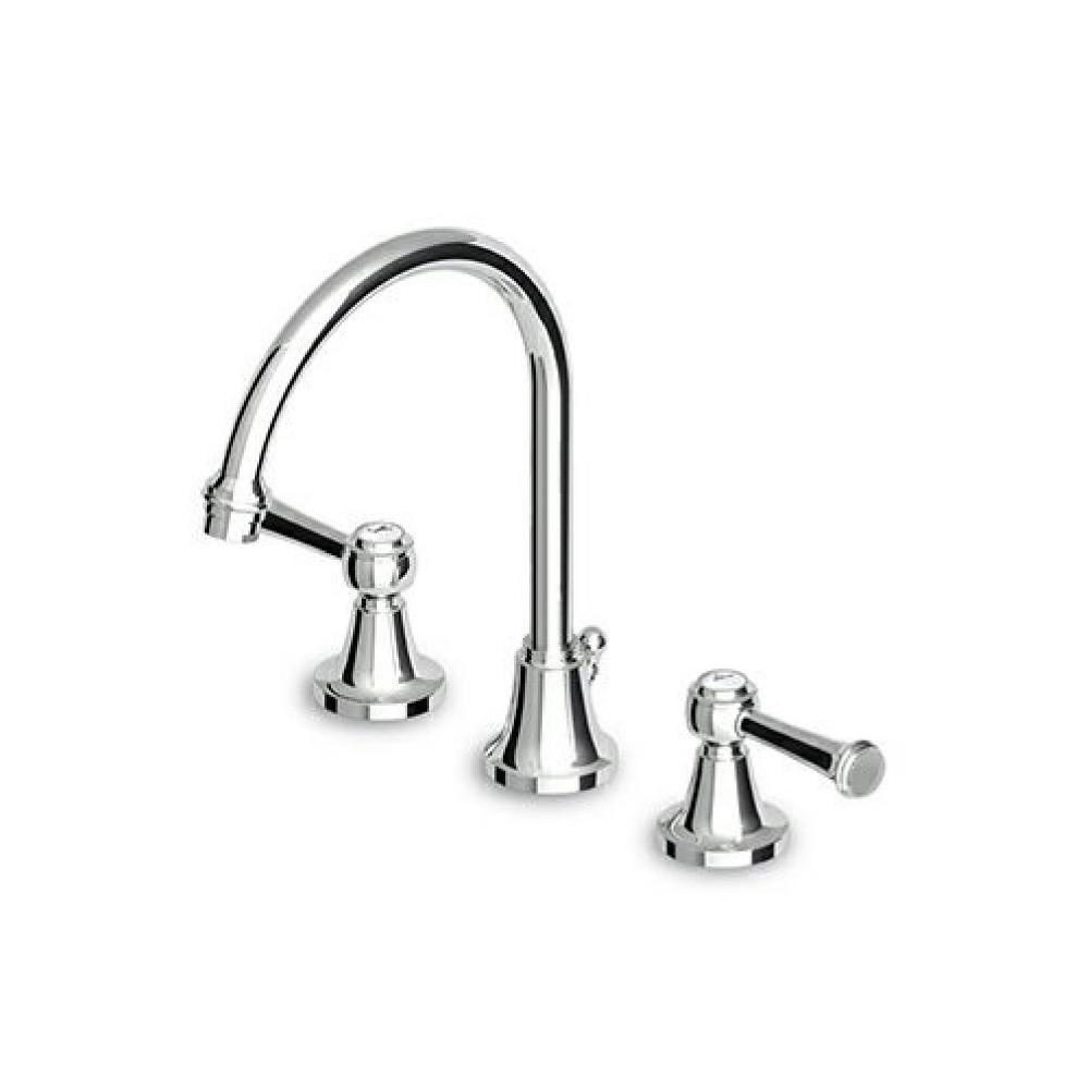 Zucchetti ZAL406.195E Agor Three Hole Basin Mixer Fixed Spout Chrome 1