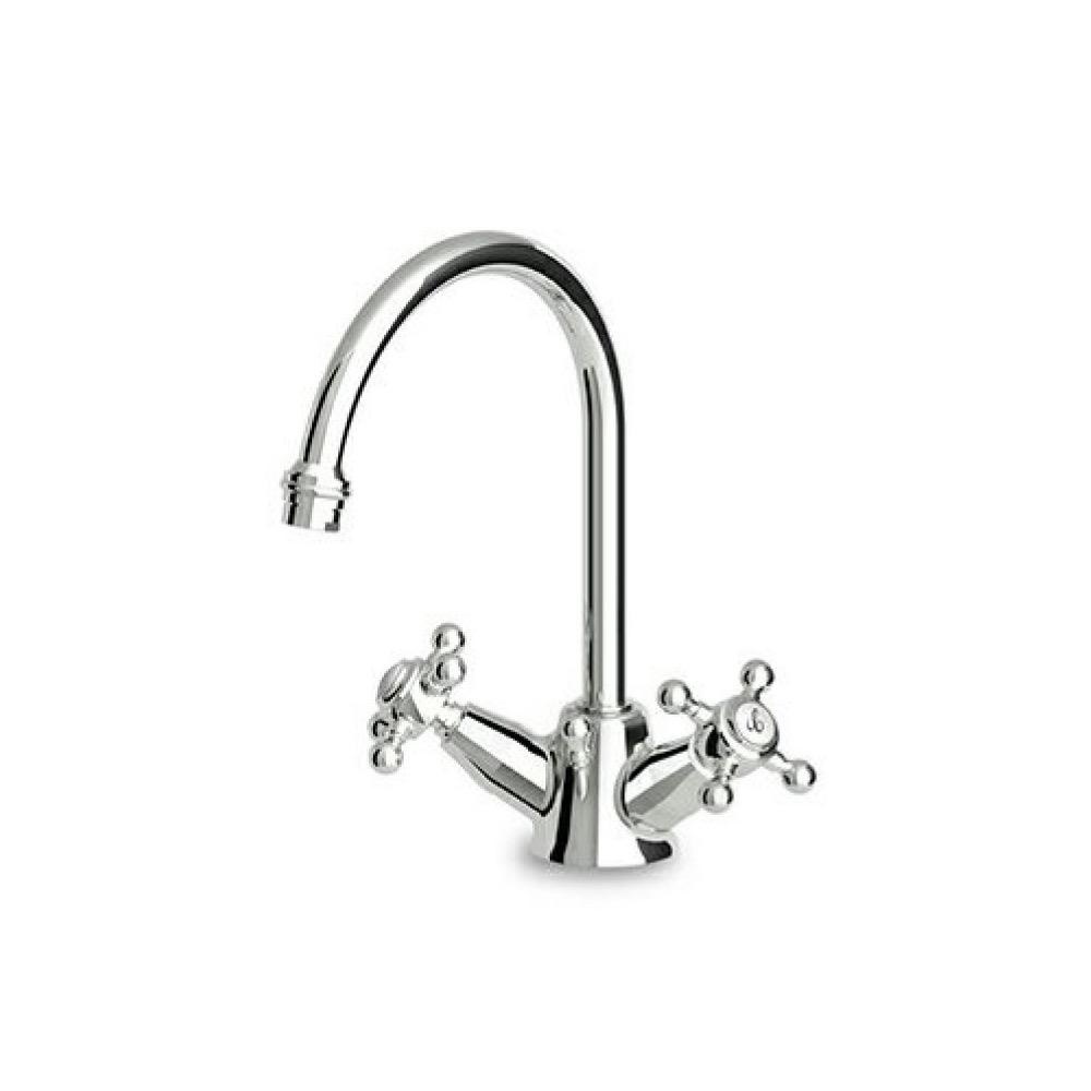 Zucchetti ZAG262.195E Agor Single Hole Basin Mixer Fixed Spout Chrome 1