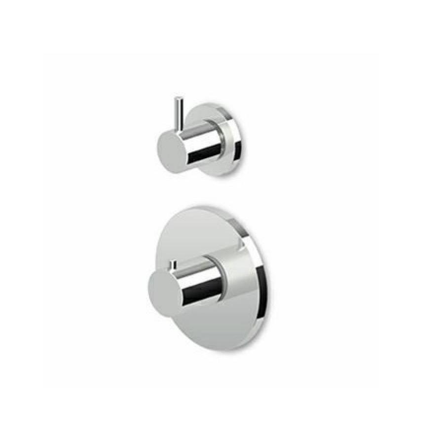 Zucchetti ZP1646.1900 ISY 1/2 Built-In Thermostatic Mixer Chrome 1