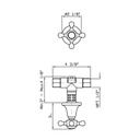 Zucchetti ZAG729.1900 Agor 1/2&quot; Wall Valve Chrome 2