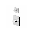 Zucchetti ZA5646.1900 Aguablu 1/2 Built-In Thermostatic Mixer Chrome 1