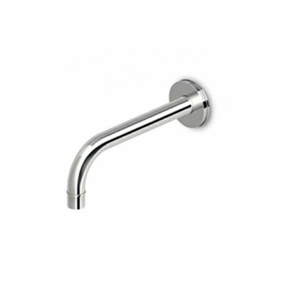 Zucchetti Z92192.190E Savoir Wall Spout L 8 5/8&quot; Smooth Flange Chrome 1