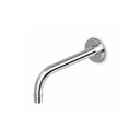 Zucchetti Z92191.190E Savoir Wall Spout L 8 5/8&quot; Embossed Flange Chrome 1