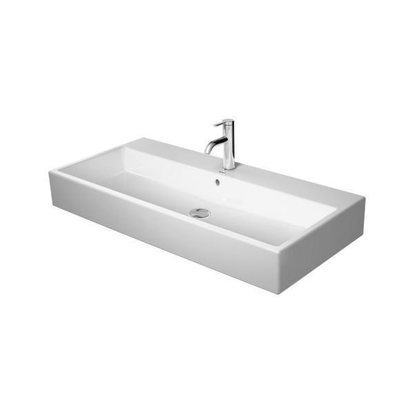 Duravit 235010 Vero Air Three Holes Washbasin Ground WonderGliss 1