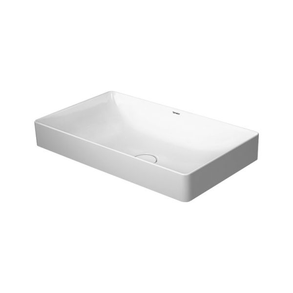 Duravit 235560 DuraSquare Without Tap Hole Washbowl WonderGliss 1