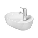 Duravit 038142 Luv Single Hole Washbowl White WonderGliss 1