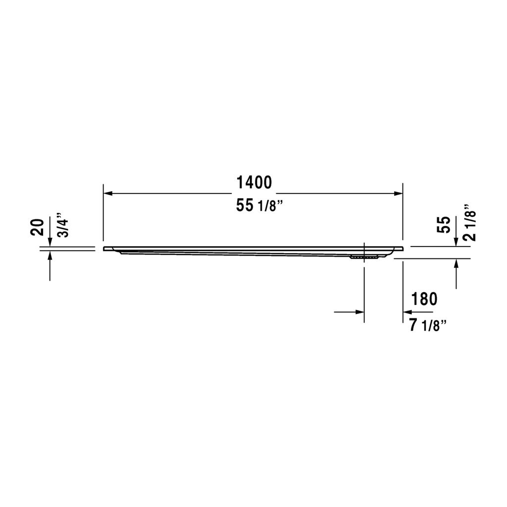 Duravit 720126 Starck Tubs Shower Tray 3