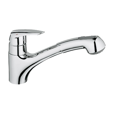 Grohe 33330001 Eurodisc Dual Spray Pullout Chrome 1