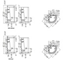 Freestyle 37 Round 37 x 37 Acrylic Corner Center Drain Two-Piece Shower in  White