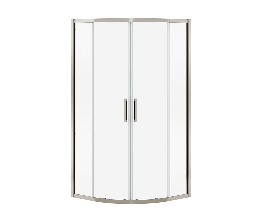 Maax 137444-900-305-000 Radia N-R 36 X 36 X 71.5 Clear Brushed Nickel