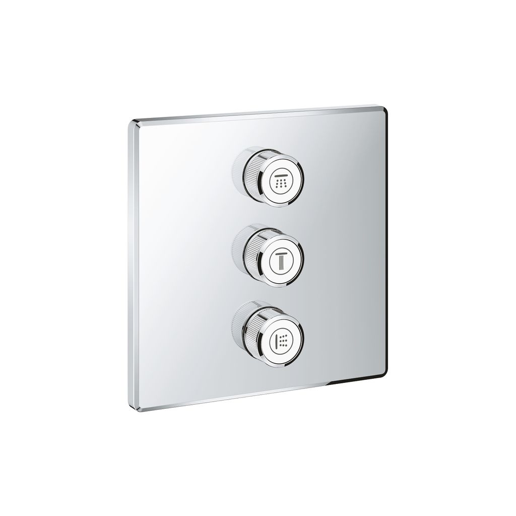 Grohe 29127000 Grohtherm SmartControl Triple Volume Control Trim Chrome 1