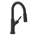 Hansgrohe 04853670 Locarno Prep Kitchen Faucet 2 Spray Pull Down 1.75 Gpm Matte Black