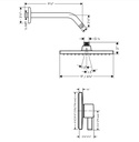 Hansgrohe 04959820 Pressure Balance Shower Set 1.75 Gpm