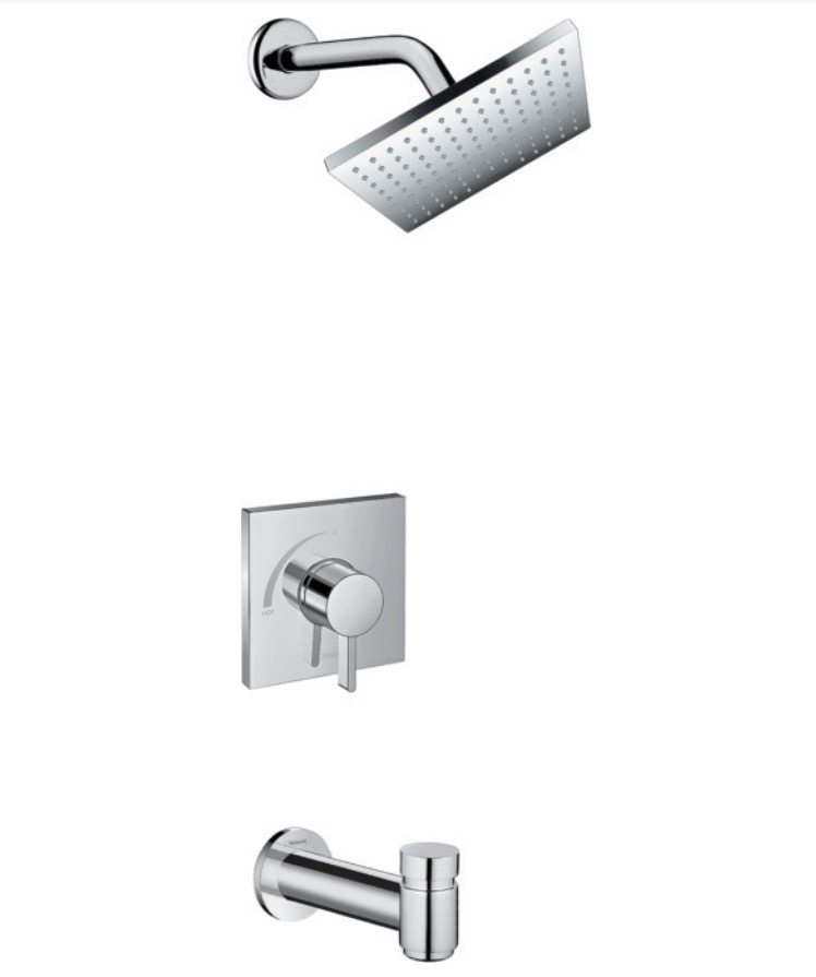 Hansgrohe 04963000 Pressure Balance Tub/Shower Set 1.5 Gpm