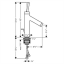 Hansgrohe 10111821 Starck Lav Mixer