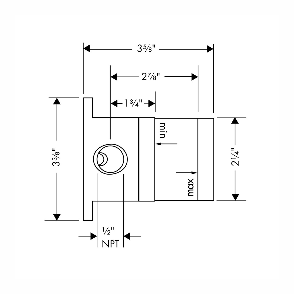 Hansgrohe 10902181 Starck Shower Column Rough