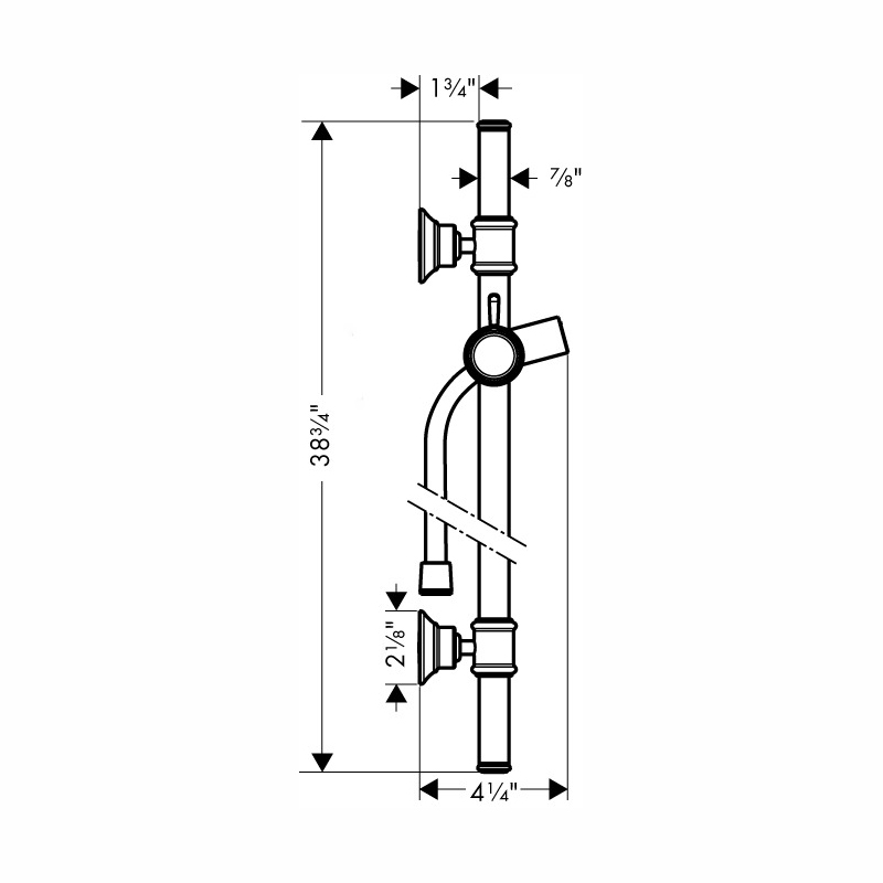 Hansgrohe 27982251 Wallbar 32&quot;