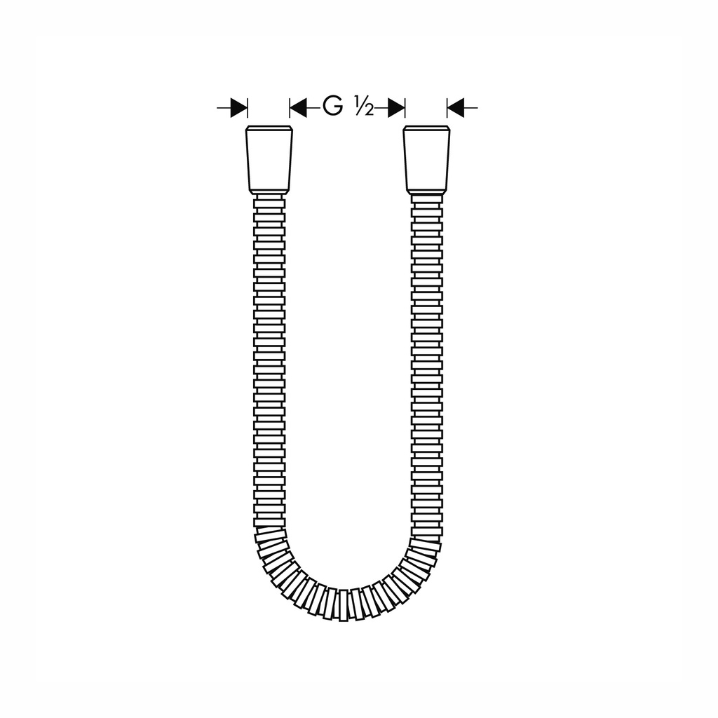 Hansgrohe 28112250 Metal Hose