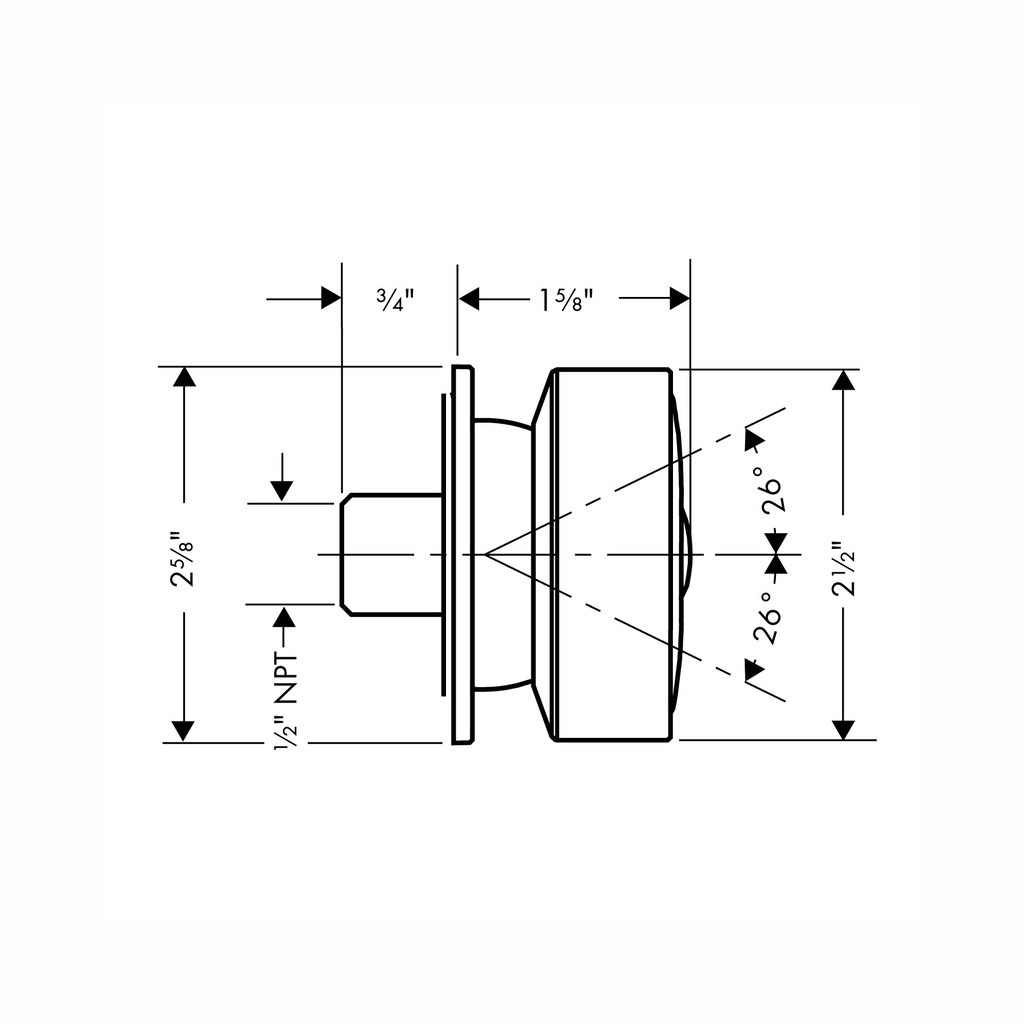 Hansgrohe 28469341 Bodyspray Square