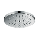 Hansgrohe 28615341 Showerhead 180 1-Jet Powder Rain 2.5 Gpm