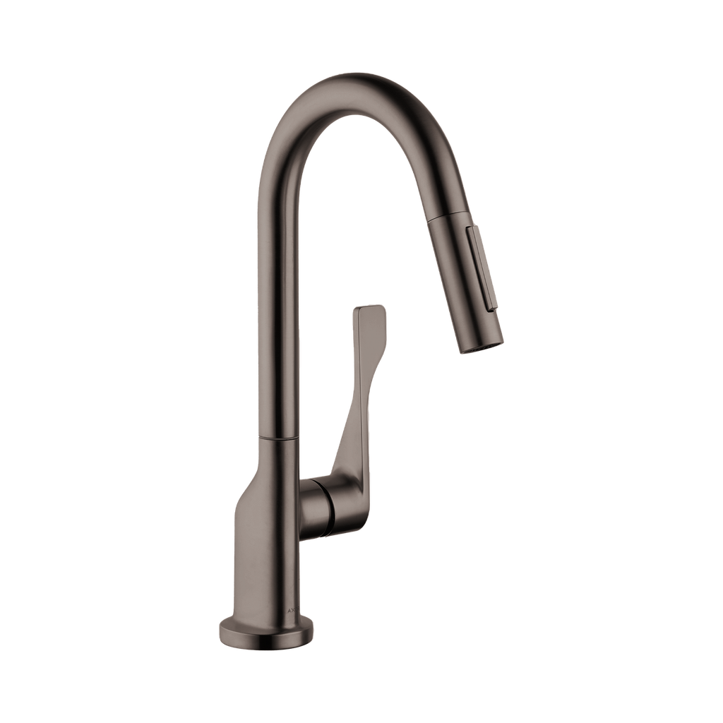 Hansgrohe 39836341 Axor Citterio Prep 2-Spray Kitchen Faucet Brushed Black Chrome