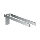 Hansgrohe 42622000 Universal Rectangular Towel Holder Twin-Handle