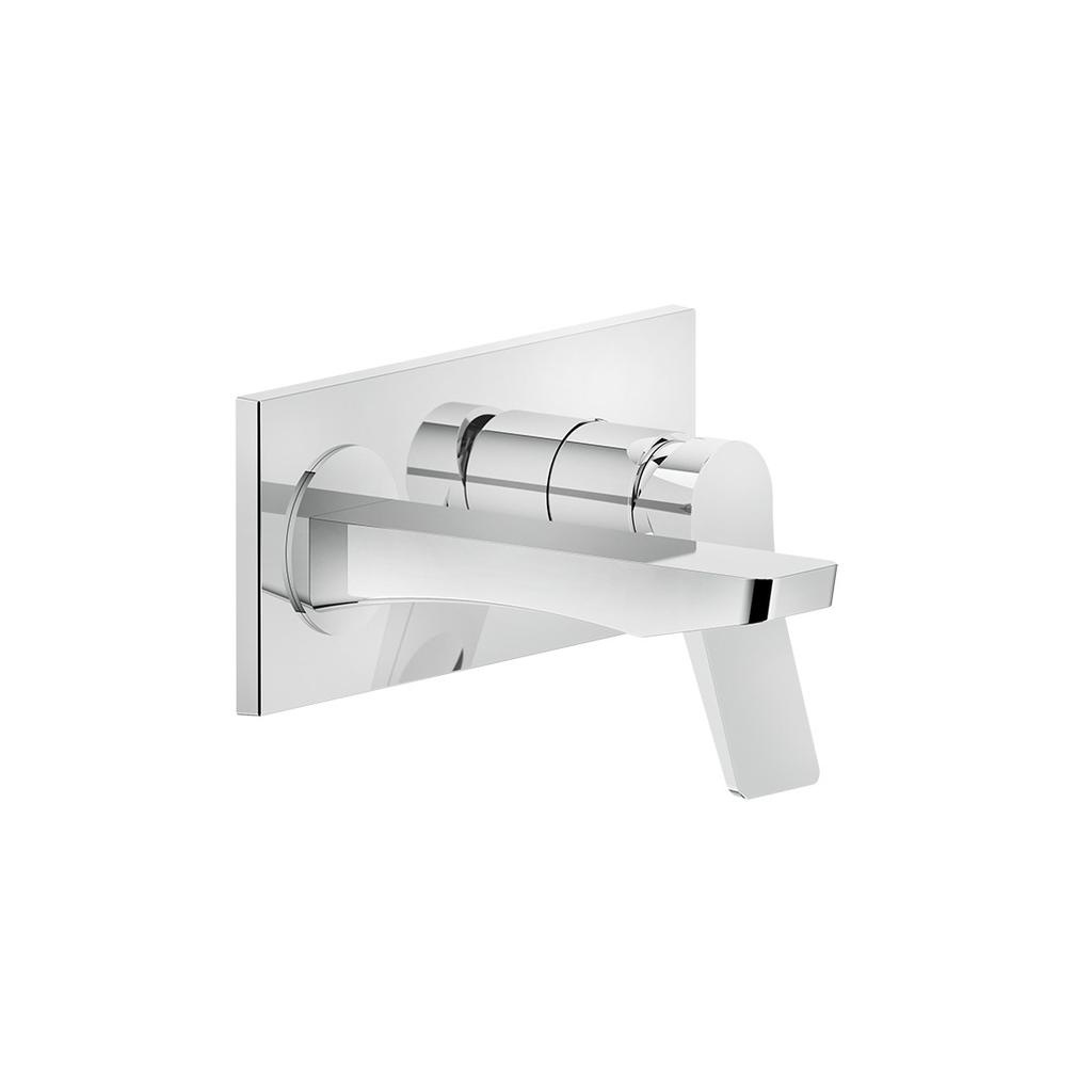 Gessi 44697 Rilievo Wall Mounted Washbasin Mixer Trim Chrome 1