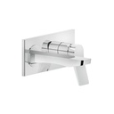 Gessi 59092 Rilievo Wall Mounted Bath Mixer Trim Chrome 1