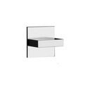 Gessi 43264 Rettangolo Thermostatic Volume Control Trim Chrome 1