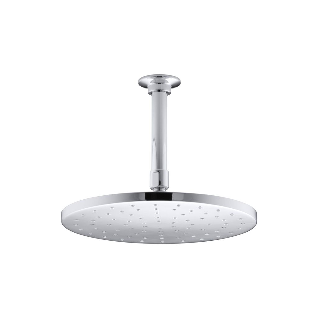 Kohler 13689-CP Contemporary Round 10 Rainhead With Katalyst Air-Induction Spray 2.5 Gpm 1