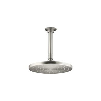 Kohler 13688-BN Contemporary Round 8 Rainhead With Katalyst Air-Induction Spray 2.5 Gpm 1