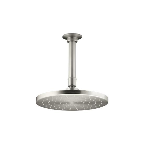 Kohler 13688-BN Contemporary Round 8 Rainhead With Katalyst Air-Induction Spray 2.5 Gpm 2