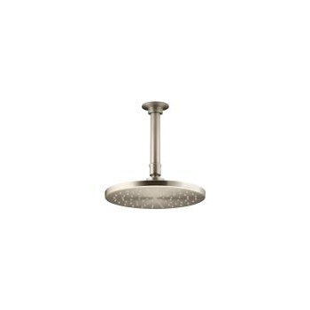 Kohler 13688-BV Contemporary Round 8 Rainhead With Katalyst Air-Induction Spray 2.5 Gpm 1