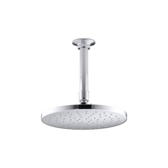 Kohler 13688-CP Contemporary Round 8 Rainhead With Katalyst Air-Induction Spray 2.5 Gpm 3