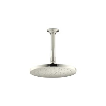 Kohler 13688-SN Contemporary Round 8 Rainhead With Katalyst Air-Induction Spray 2.5 Gpm 1