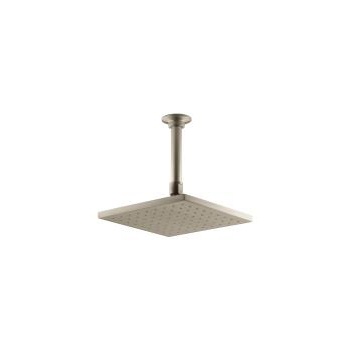 Kohler 13695-BV Contemporary Square 8 Rainhead With Katalyst Air-Induction Spray 2.5 Gpm 1