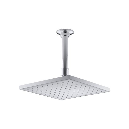 Kohler 13695-CP Contemporary Square 8 Rainhead With Katalyst Air-Induction Spray 2.5 Gpm 3