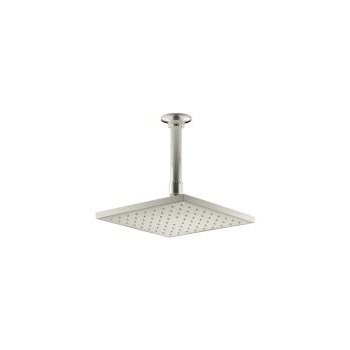 Kohler 13695-SN Contemporary Square 8 Rainhead With Katalyst Air-Induction Spray 2.5 Gpm 1