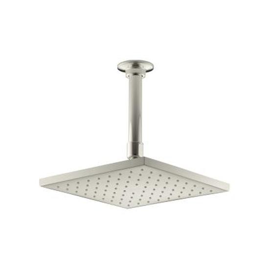 Kohler 13695-SN Contemporary Square 8 Rainhead With Katalyst Air-Induction Spray 2.5 Gpm 3