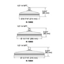 Kohler 13692-2BZ Traditional Round 8 Rainhead With Katalyst Air-Induction Spray 2.5 Gpm 2