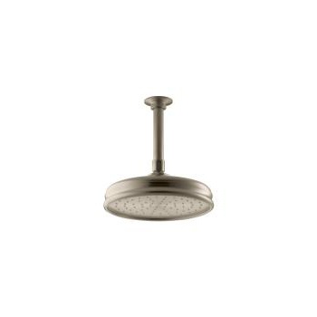 Kohler 13692-BV Traditional Round 8 Rainhead With Katalyst Air-Induction Spray 2.5 Gpm 1