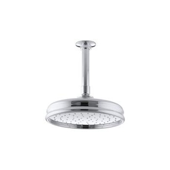 Kohler 13692-CP Traditional Round 8 Rainhead With Katalyst Air-Induction Spray 2.5 Gpm 1