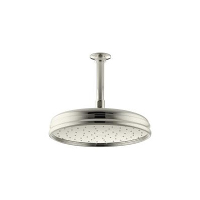 Kohler 13693-SN Traditional Round 10 Rainhead With Katalyst Air-Induction Spray 2.5 Gpm 1