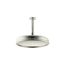 Kohler 13693-SN Traditional Round 10 Rainhead With Katalyst Air-Induction Spray 2.5 Gpm 1