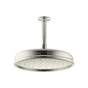 Kohler 13693-SN Traditional Round 10 Rainhead With Katalyst Air-Induction Spray 2.5 Gpm 2