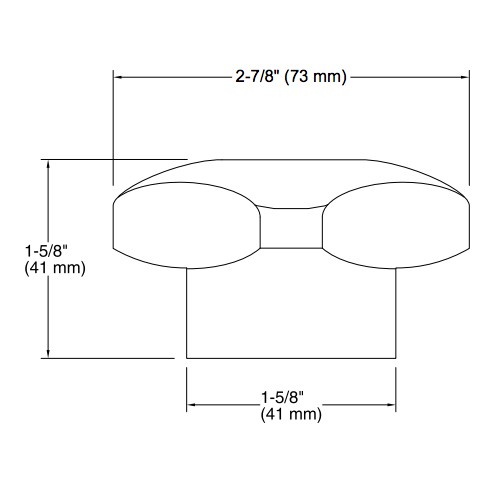 Kohler 16012-2-CP Triton Standard Handles For Widespread Base Faucet 2